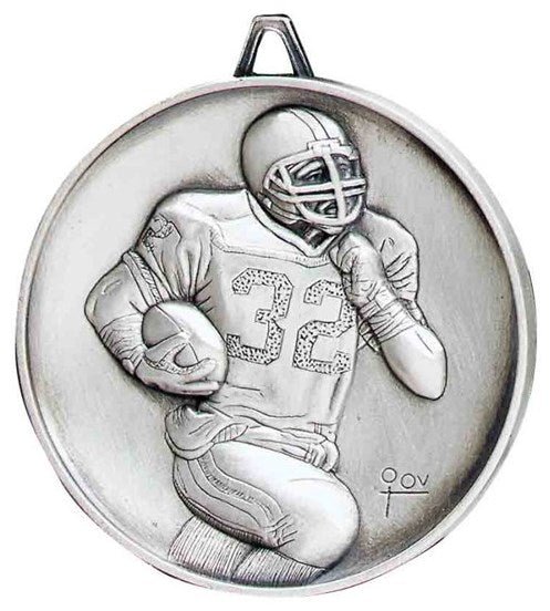 Premium Relief Series Football Medal - AndersonTrophy.com