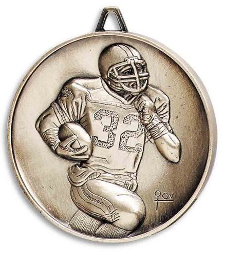 Premium Relief Series Football Medal - AndersonTrophy.com