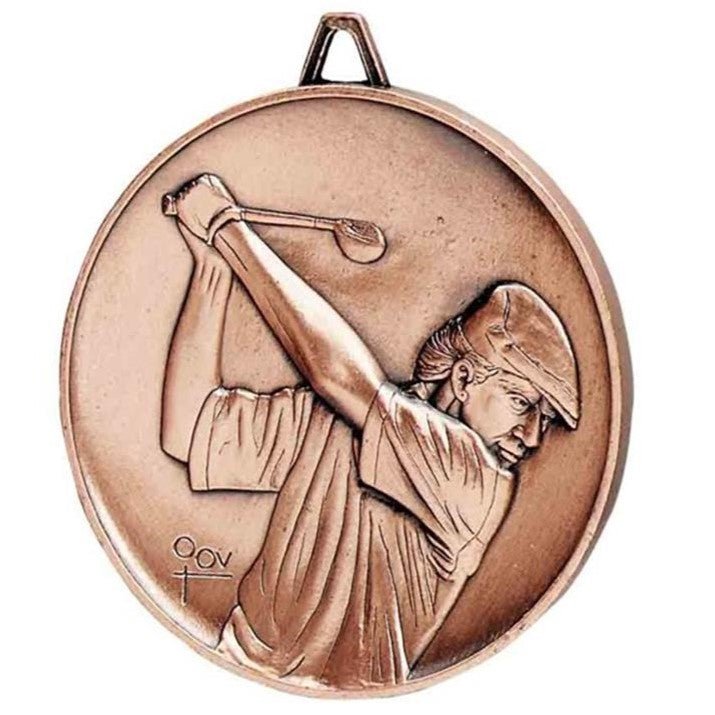 Premium Relief Series Golf Medal - AndersonTrophy.com
