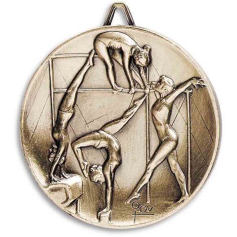 Premium Relief Series Gymnastics Medal - AndersonTrophy.com