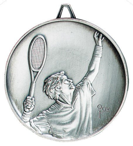 Premium Relief Series Tennis Medal - AndersonTrophy.com