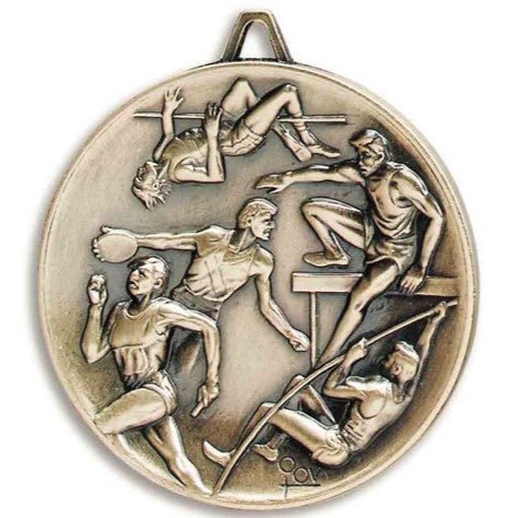 Premium Relief Series Track & Field Medal - AndersonTrophy.com