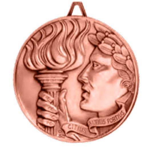 Premium Relief Series Victory Medal - AndersonTrophy.com