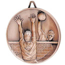 Premium Relief Series Volleyball Medal - AndersonTrophy.com