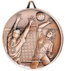 Premium Relief Series Volleyball Medal - AndersonTrophy.com