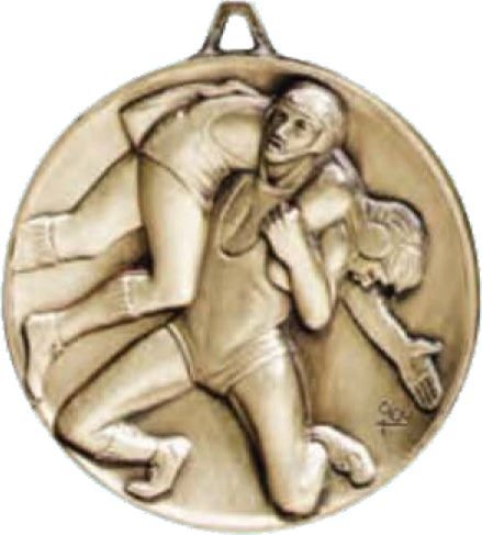 Premium Relief Series Wrestling Medal - AndersonTrophy.com