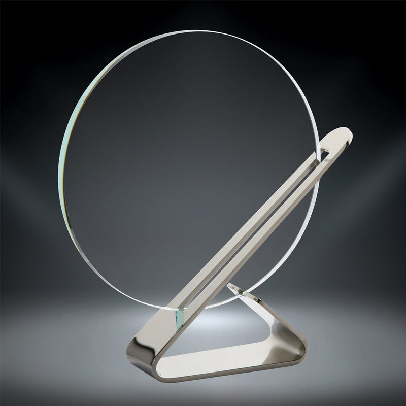 Prestige Round Glass Award - AndersonTrophy.com