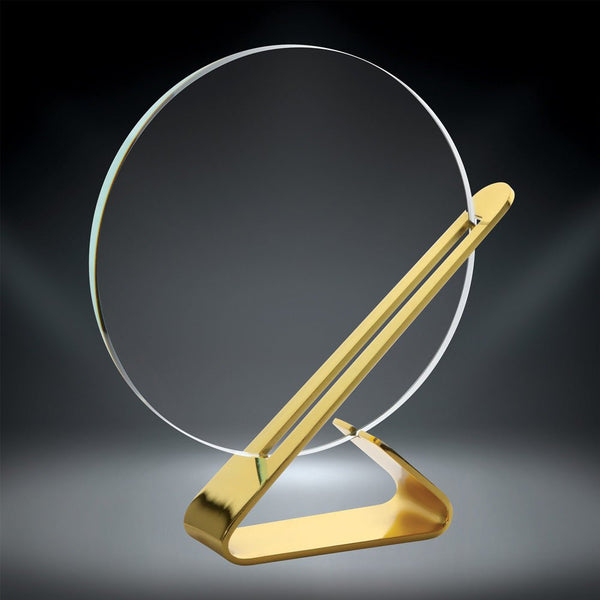 Prestige Round Glass Award - AndersonTrophy.com