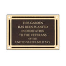Quick Turn Cast Aluminum Plaque - Bronze/Black - AndersonTrophy.com