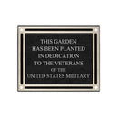 Quick Turn Cast Aluminum Plaque - Silver/Black - AndersonTrophy.com