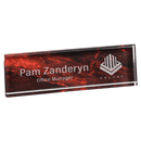 Red Marbled Acrylic Name Bar - AndersonTrophy.com