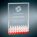 Red Mirage Series Acrylic Award - AndersonTrophy.com