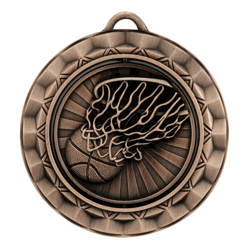 Ripple Spinner Series Basketball Medals - AndersonTrophy.com
