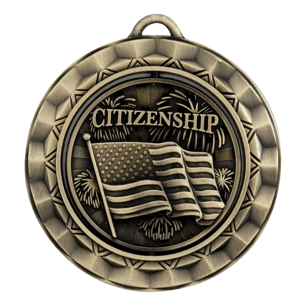 Ripple Spinner Series Citizenship Medals - AndersonTrophy.com