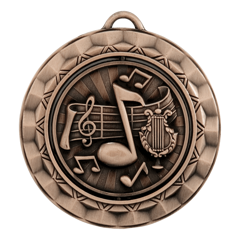 Ripple Spinner Series Music Themed Medals - AndersonTrophy.com