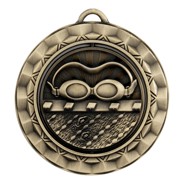 Ripple Spinner Series Swim Themed Medals - AndersonTrophy.com