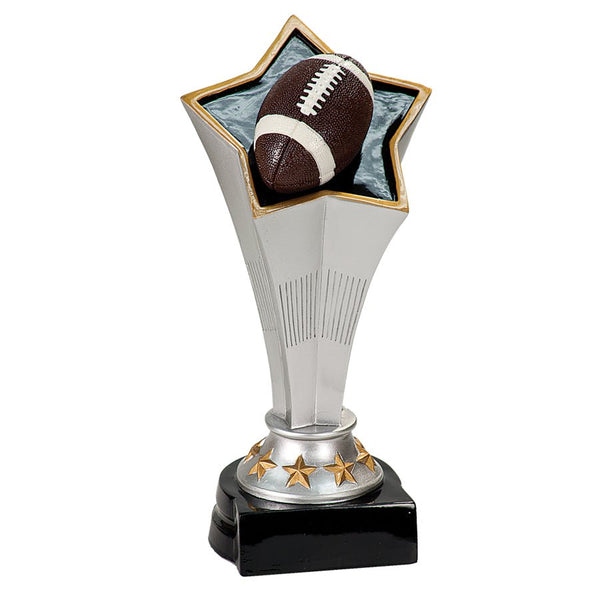 Rising Star Football Resin - AndersonTrophy.com