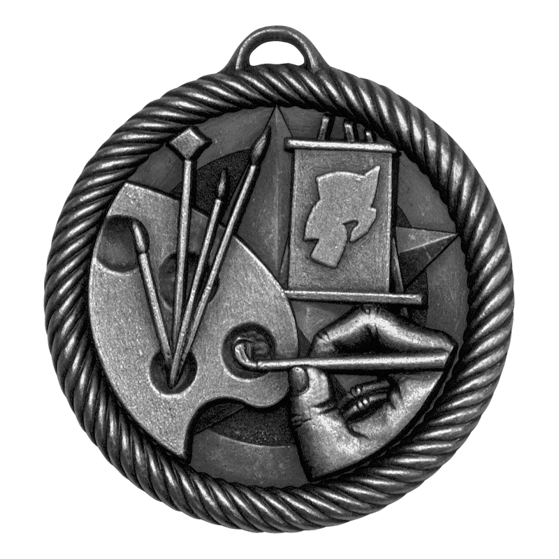 Rope Wreath Art Themed Medals - AndersonTrophy.com