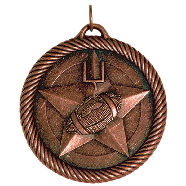 Rope Wreath Football Themed Medals - AndersonTrophy.com