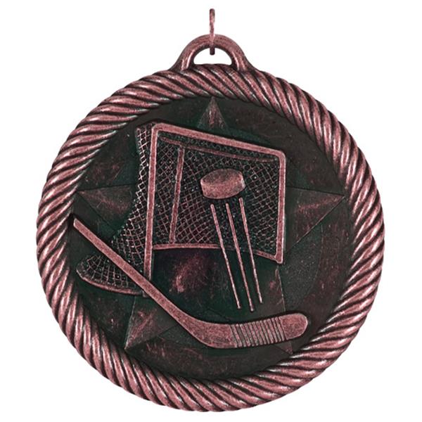 Rope Wreath Hockey Themed Medals - AndersonTrophy.com