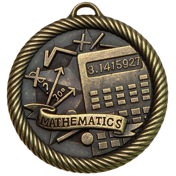 Rope Wreath Math Themed Medals - AndersonTrophy.com