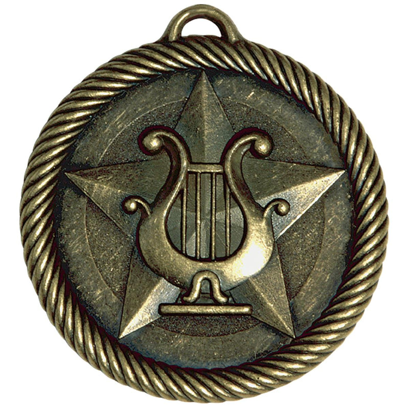 Rope Wreath Music Themed Medals - AndersonTrophy.com