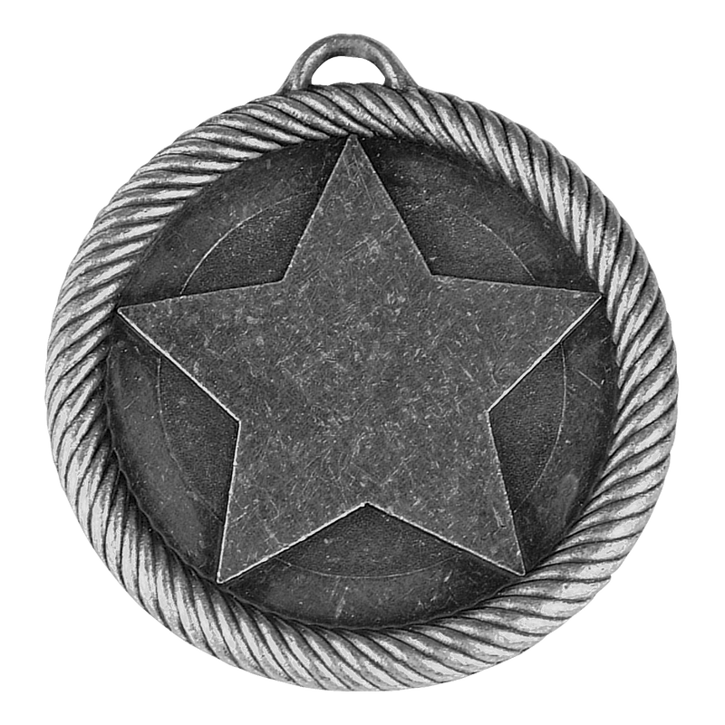 Rope Wreath Star Themed Medals - AndersonTrophy.com