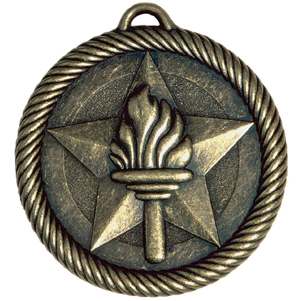 Rope Wreath Torch Themed Medals - AndersonTrophy.com