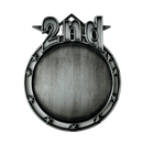 Round Star Custom Insert Medal with Place - AndersonTrophy.com