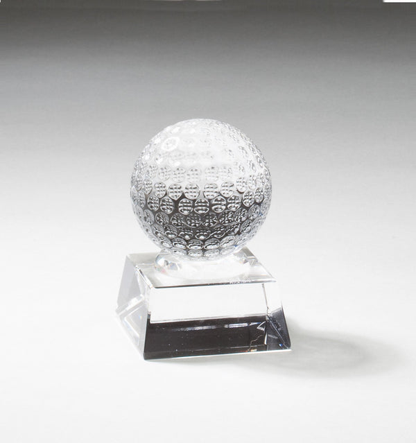 Second Shot Crystal Golf Award - AndersonTrophy.com