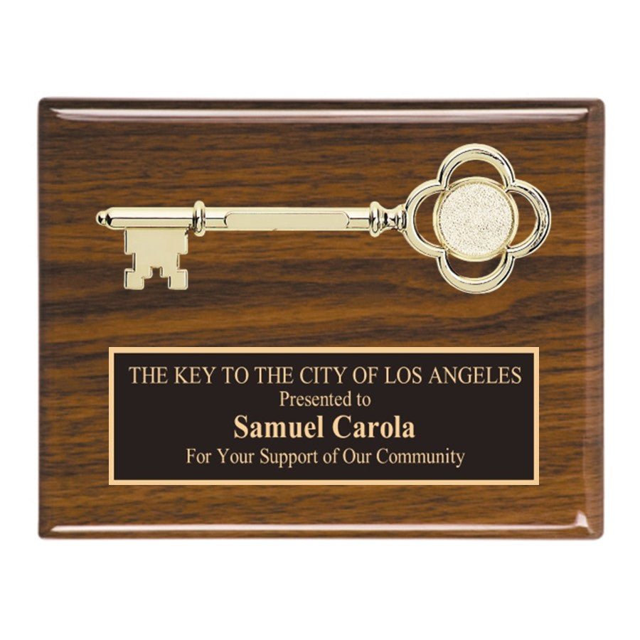 Key Design Plaque Premium Key Casting Plaque Award - Premium Key Casting Plaque Award ...