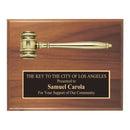 Series 2PC231 Premium Gold Gavel Plaque - AndersonTrophy.com