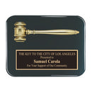 Series 2PC231 Premium Gold Gavel Plaque - AndersonTrophy.com