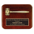 Series 2PC231 Premium Gold Gavel Plaque - AndersonTrophy.com