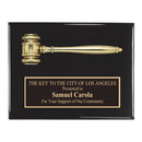 Series 2PC231 Premium Gold Gavel Plaque - AndersonTrophy.com