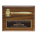 Series 2PC231 Premium Gold Gavel Plaque - AndersonTrophy.com