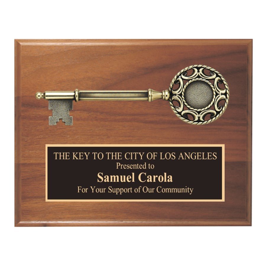 Key Design Plaque Premium Key Casting Plaque Award - Premium Key Casting Plaque | Laser ...