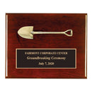 Series 2PC237 Premium Groundbreaking Shovel Plaque - AndersonTrophy.com