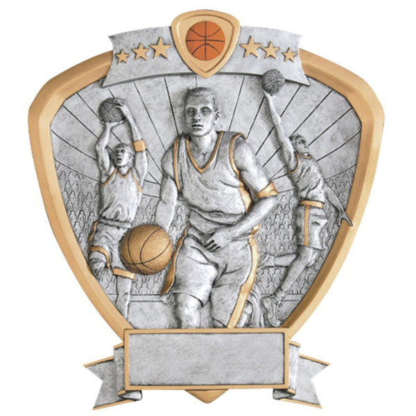 Shield Legends Basketball Resin - Male - AndersonTrophy.com