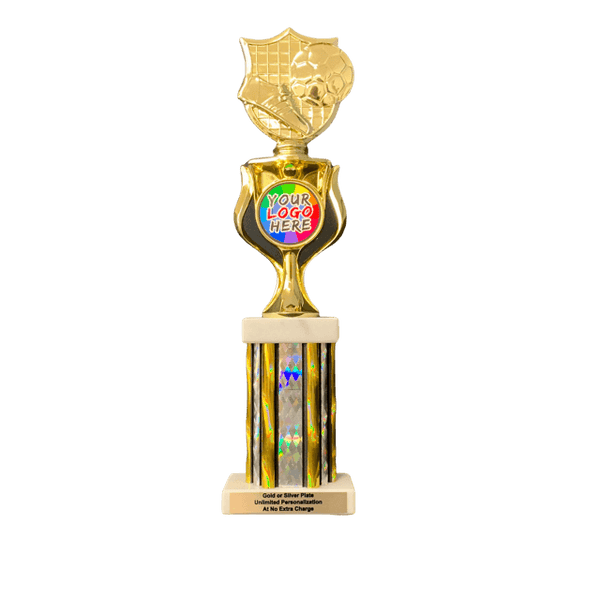 Shield Soccer Column Trophy - Series 006924 - AndersonTrophy.com