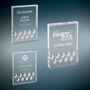 Silver Diamond Mirage Series Acrylic Award - AndersonTrophy.com