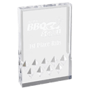 Silver Diamond Mirage Series Acrylic Award - AndersonTrophy.com