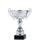 Silver Sun Trophy Cup on Black Marble Base - AndersonTrophy.com