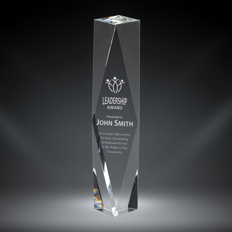 Solana Tower Crystal Award - AndersonTrophy.com
