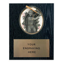 Sport Blaster Baseball Themed Plaque - Black Oak - AndersonTrophy.com