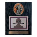 Sport Blaster Basketball Photo Plaque - Black Oak - AndersonTrophy.com