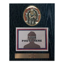 Sport Blaster Football Photo Plaque - Black Oak - AndersonTrophy.com