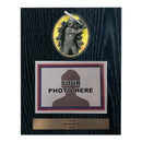 Sport Blaster Softball Photo Plaque - Black Oak - AndersonTrophy.com