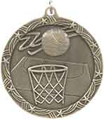 ST Basketball Themed Medal - AndersonTrophy.com