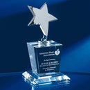 Stainless Star on Crystal Base - AndersonTrophy.com